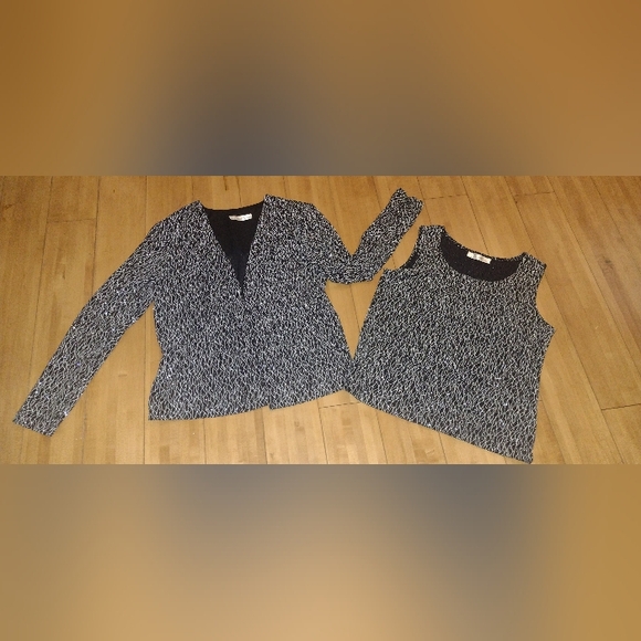 Vintage Tradition evening metallic 2 PC set. size 12 - Picture 2 of 8